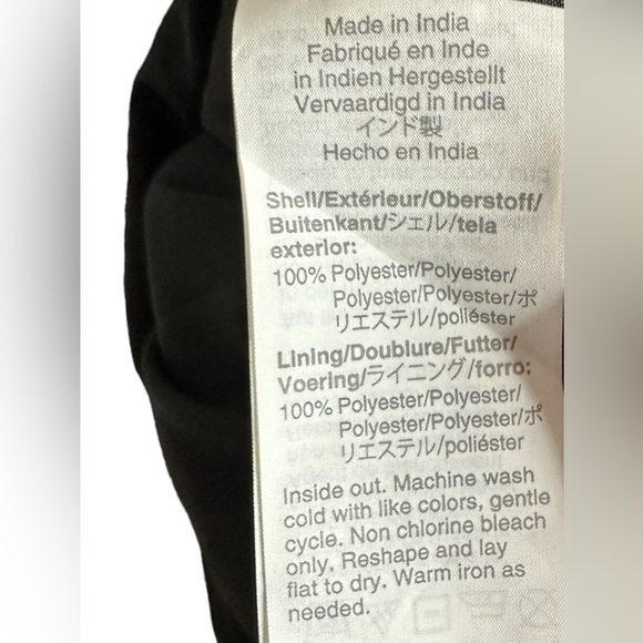 J. Crew Black Short Sleeve Shift Dress in Gold Heart Print Valentines Size 8 - Picture 10 of 11